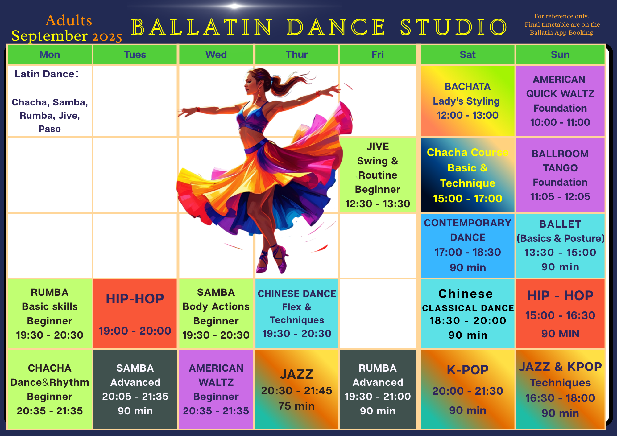 Ballatin Schedule - (Adult) - 2025.09 Eng