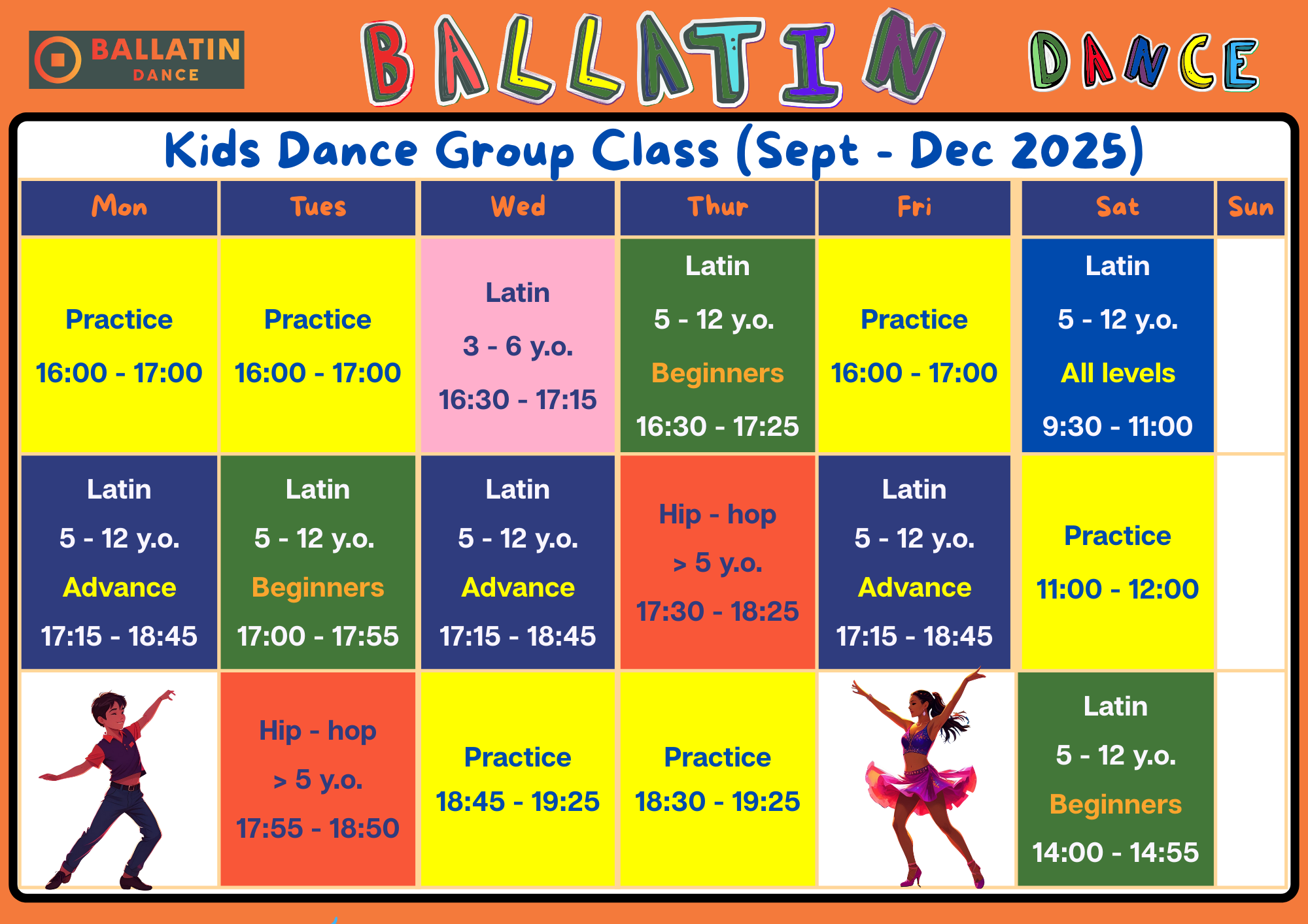 Ballatin Schedule - (Kid) - 2025.9-12 Eng