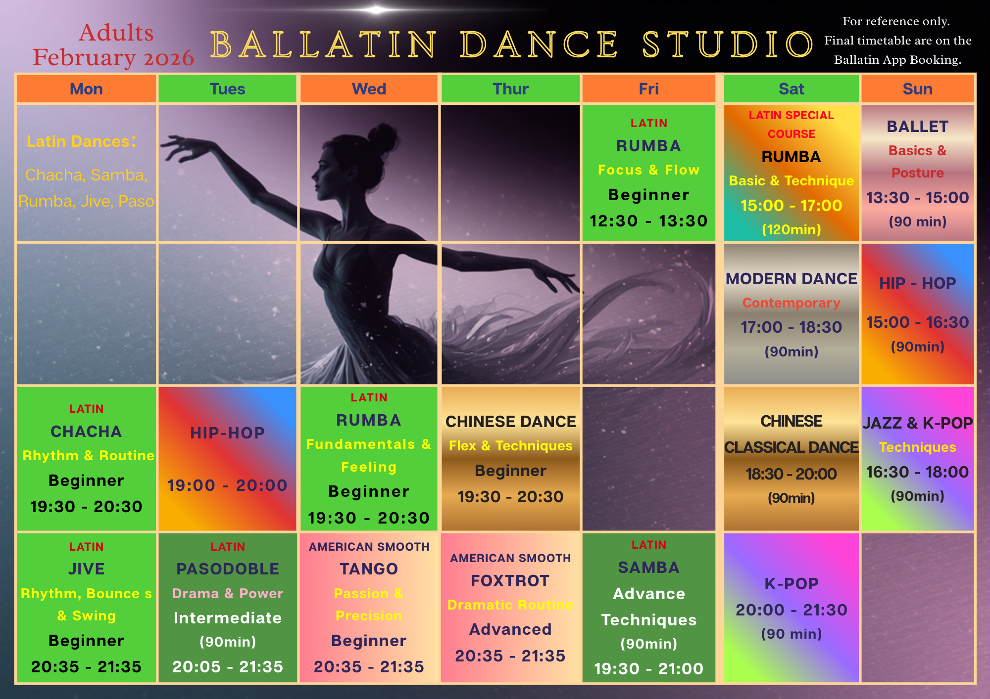 Ballatin Schedule - (Adult) - 2026.02 Eng